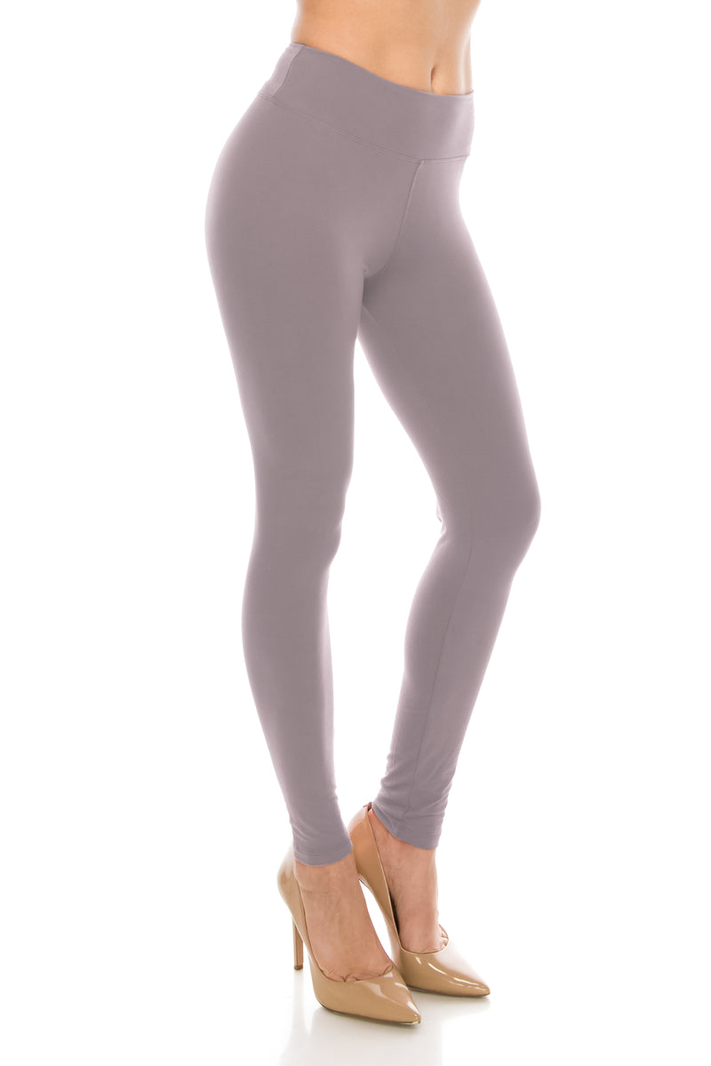 Women's High Waist Leggings - Premium Buttery Soft Yoga Leggings - Solid Colors
