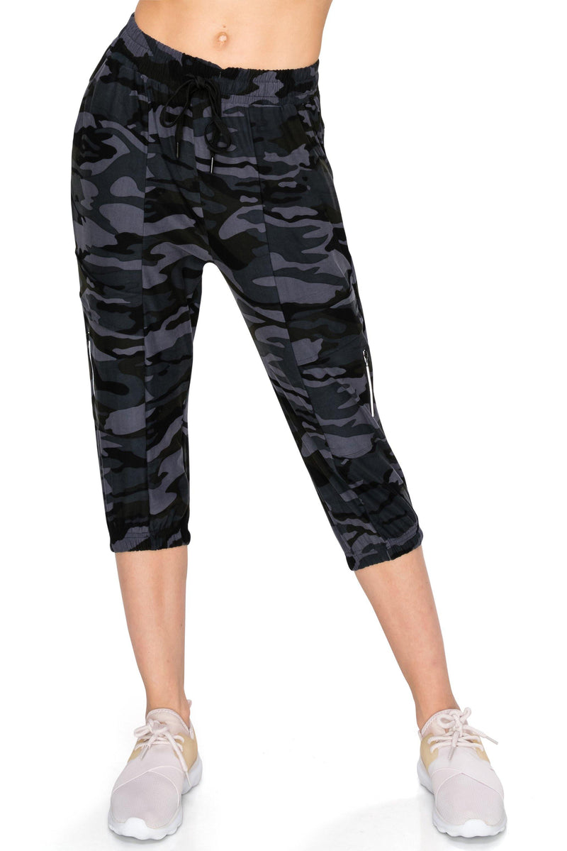 Capri Jogger Track Pants - Soft Stretch Zipper Sweatpants - ALWAYS®