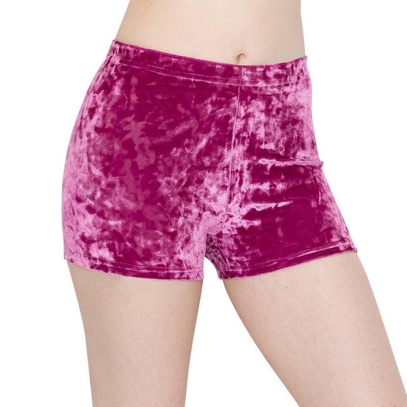 ALWAYS Women’s Crushed Velvet Shorts – Buttery Soft Comfortable Sexy Boy Short Pants - ALWAYS®