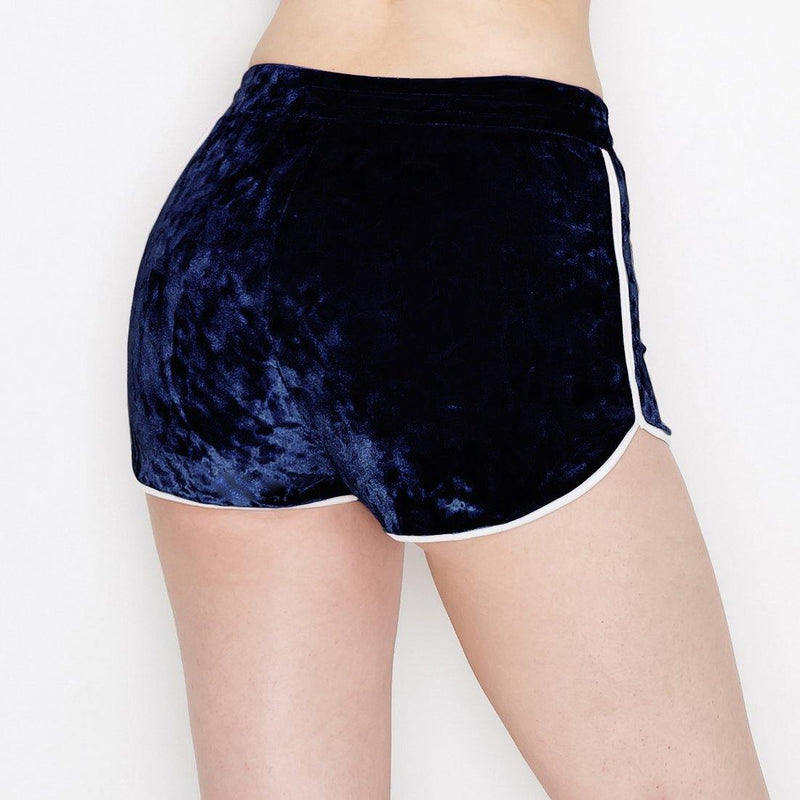 ALWAYS Women's Crushed Velvet Shorts - Buttery Soft Drawstring Shorts - ALWAYS®