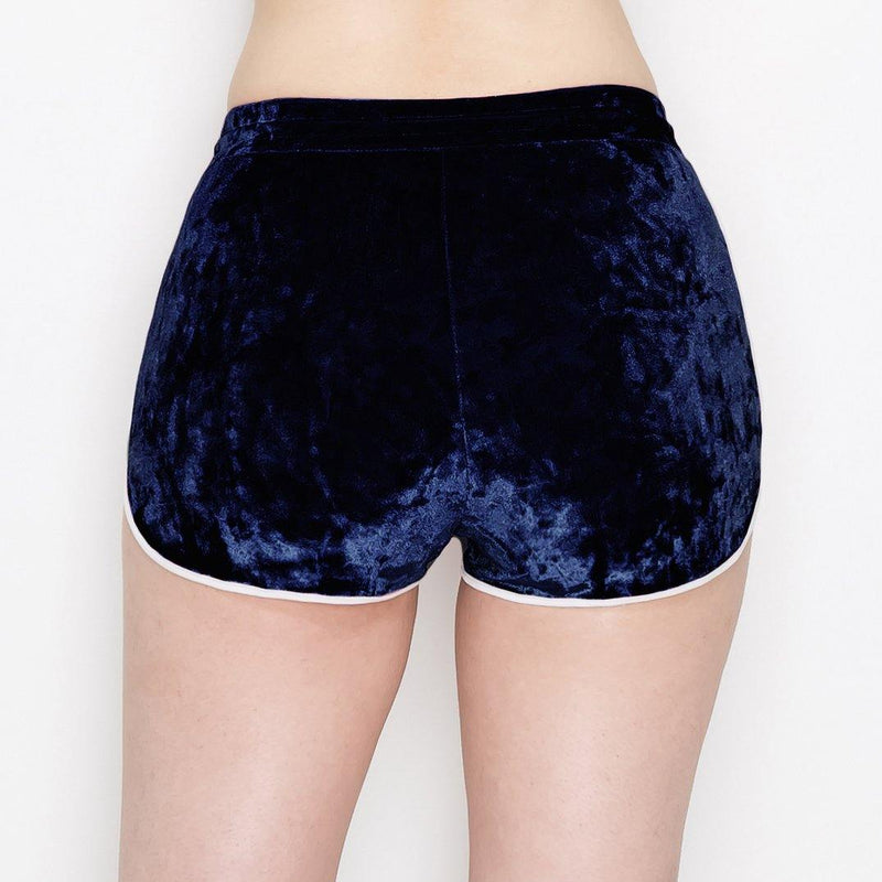 ALWAYS Women's Crushed Velvet Shorts - Buttery Soft Drawstring Shorts - ALWAYS®