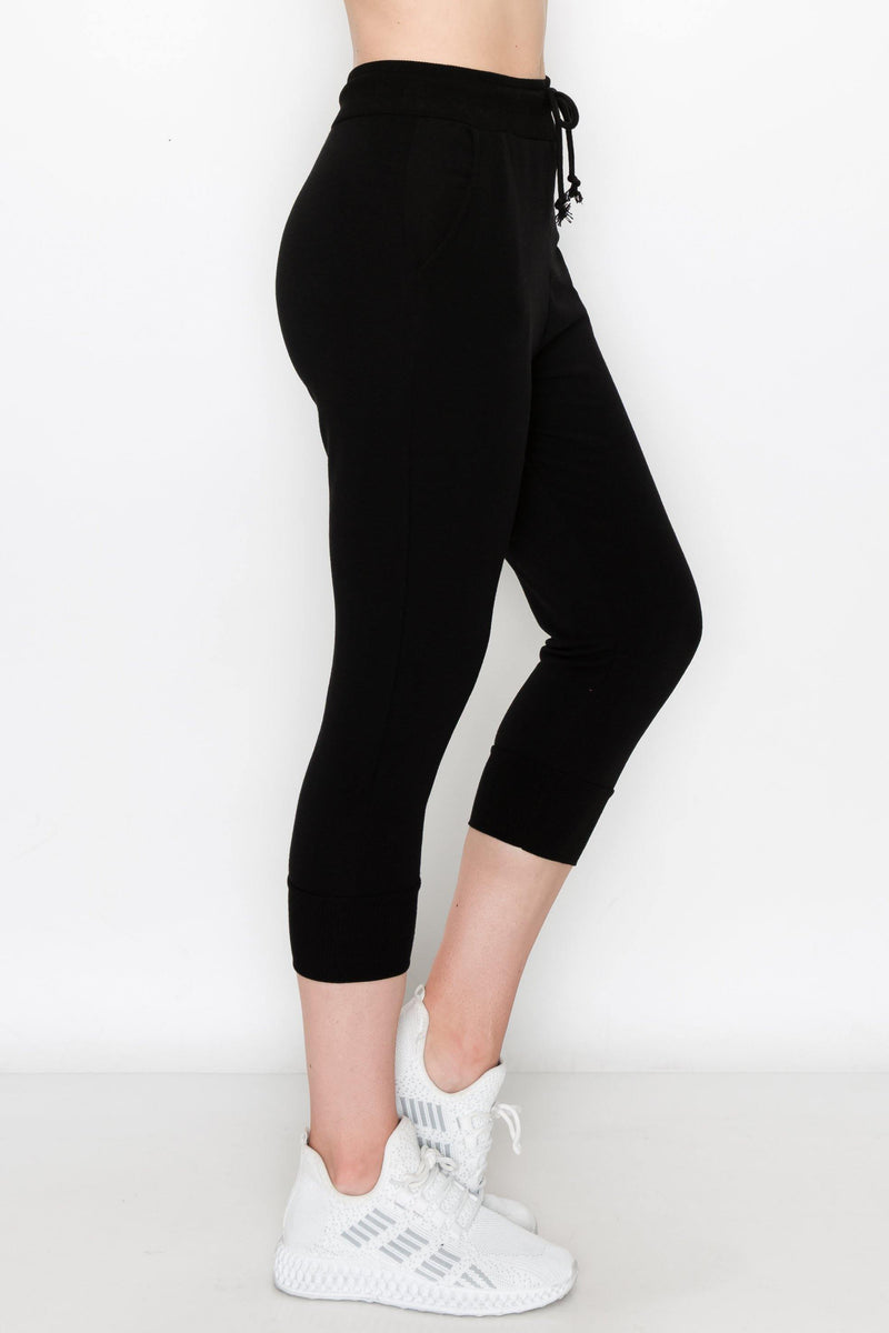 ALWAYS Women's Capri Jogger Pants - Premium Soft Lightweight Solid