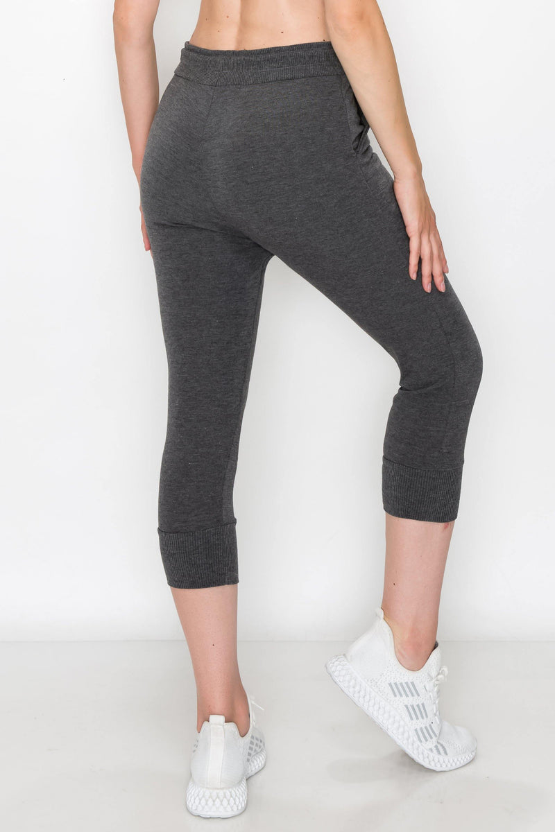 ALWAYS Women's Capri Jogger Pants - Premium Soft Lightweight Solid