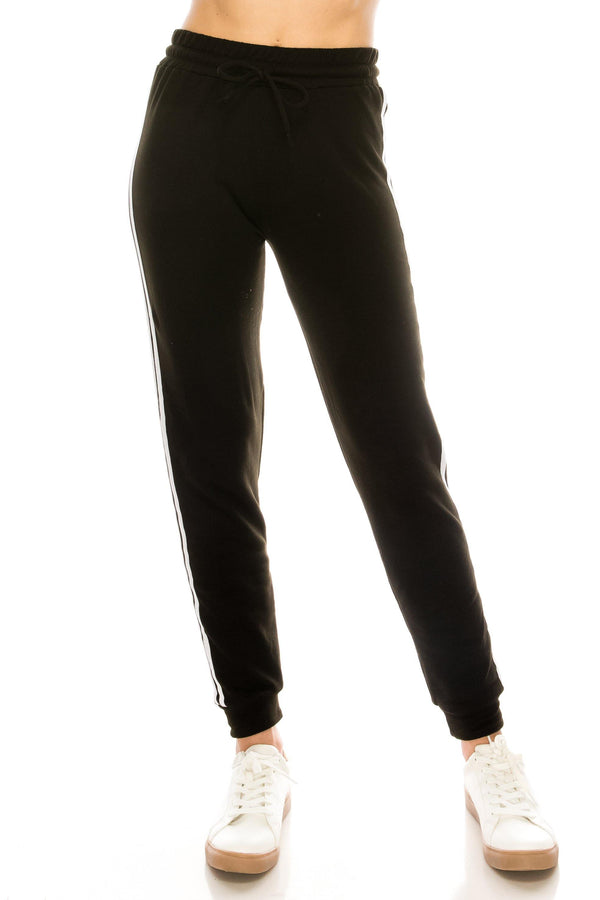 Fleece Jogger Pants - Soft Winter Warm Striped Sweatpants - ALWAYS®