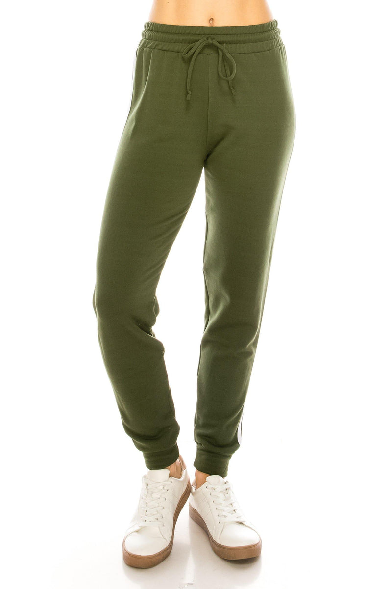 Fleece Jogger Pants - Soft Winter Warm Striped Sweatpants - ALWAYS®