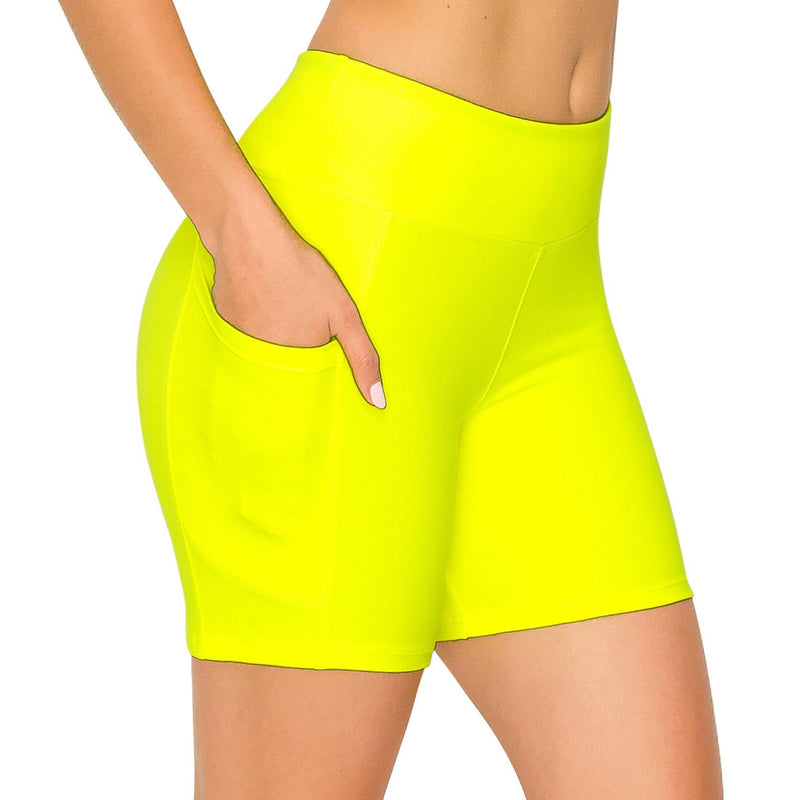 5" Bike Shorts with Pockets - Yoga Pants Material with Stitching - ALWAYS®