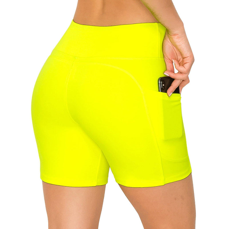 5" Bike Shorts with Pockets - Yoga Pants Material with Stitching - ALWAYS®