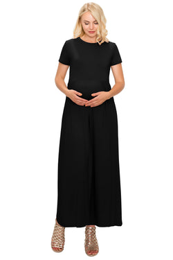 Maternity Maxi Dress -Short Sleeve Maternity Dress - ALWAYS®