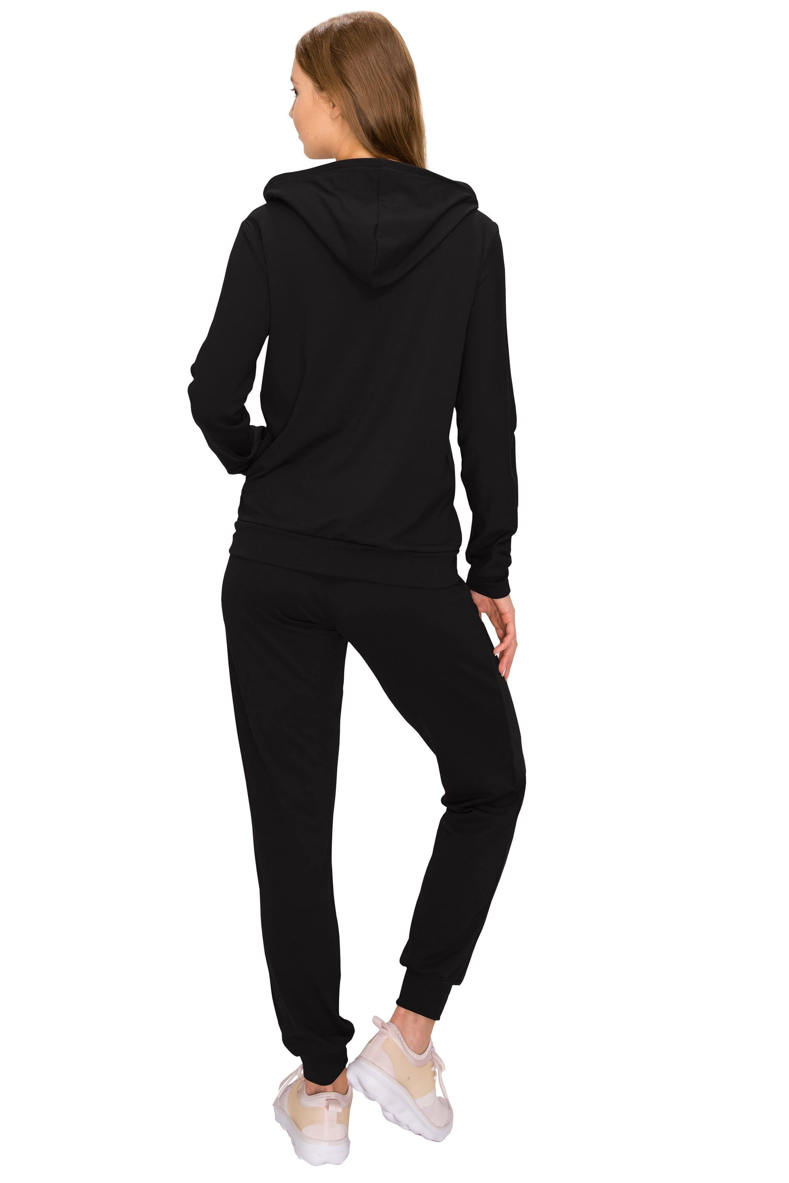 2 Piece Fleece Hoodie and Pants Set - Soft Pullover Sweatshirt and