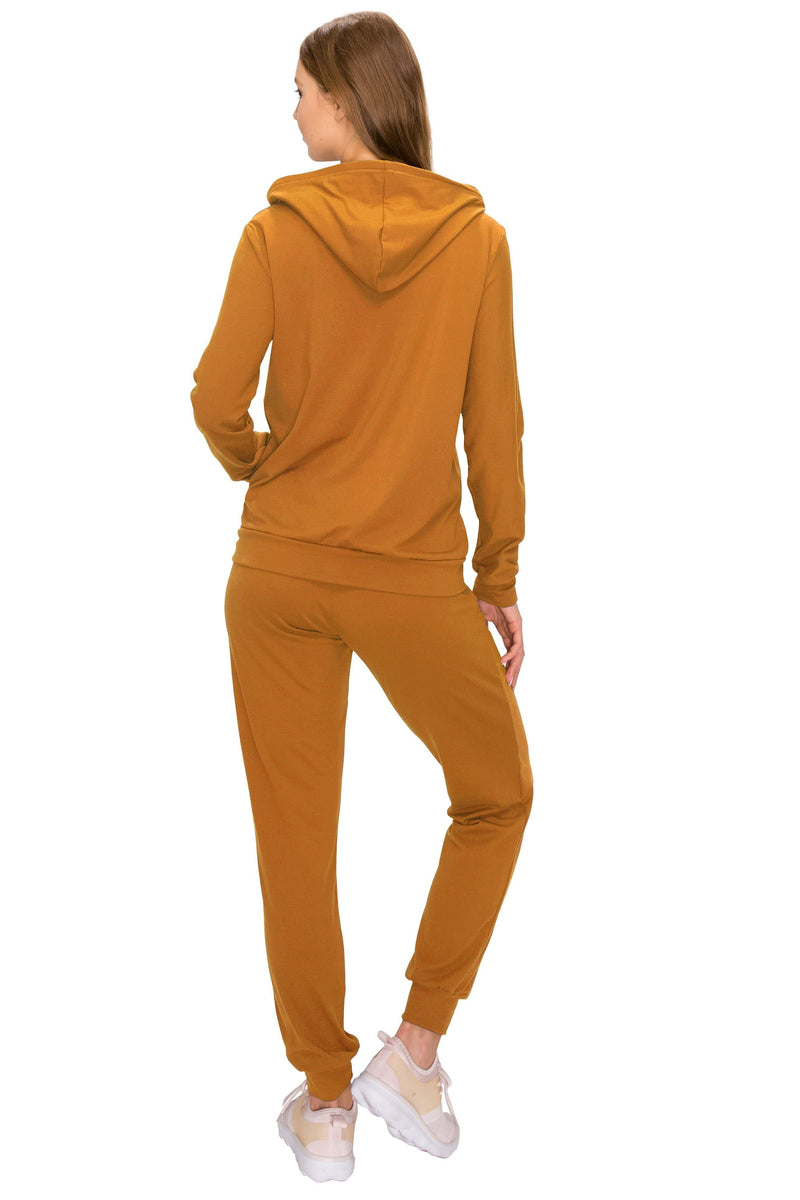 2 Piece Fleece Hoodie and Pants Set - Soft Zip-Up Sweatshirt and Sweatpants Tracksuit - ALWAYS®