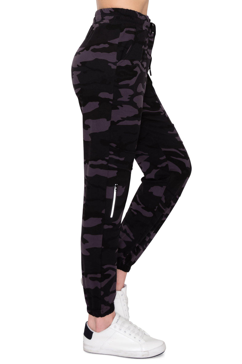 Fleece Jogger Track Pants - Soft Winter Stretch Zipper Sweatpants - ALWAYS®