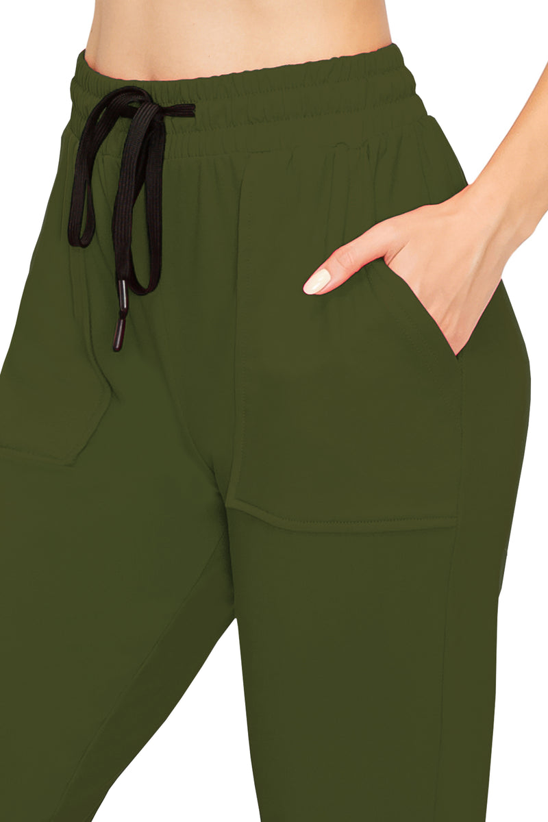 Jogger Sweatpants - Fleece Lined w/ Pockets - Solid Colors