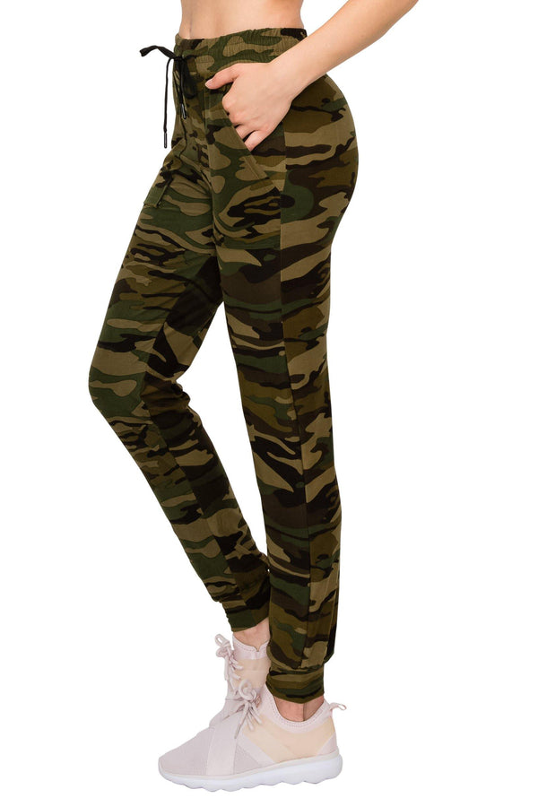 Print Design Jogger Pants - Super Skinny Fit Lightweight Premium Soft Stretch Drawstrings Pockets Jogger - ALWAYS®