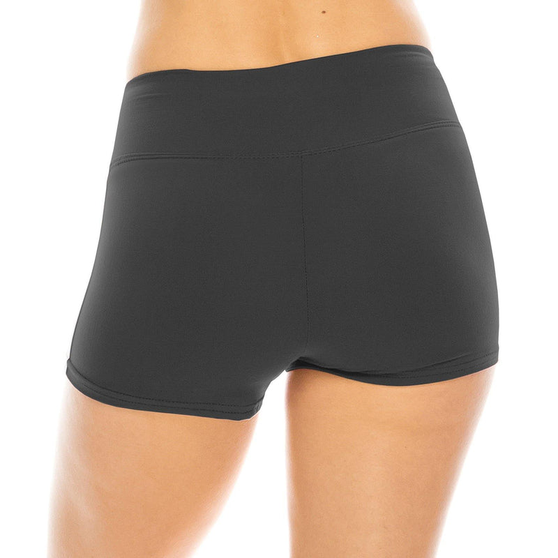 Workout Yoga Shorts - Premium Buttery Soft Solid Stretch Cheerleader Running Dance Volleyball Short Pants - Solid Colors - ALWAYS®