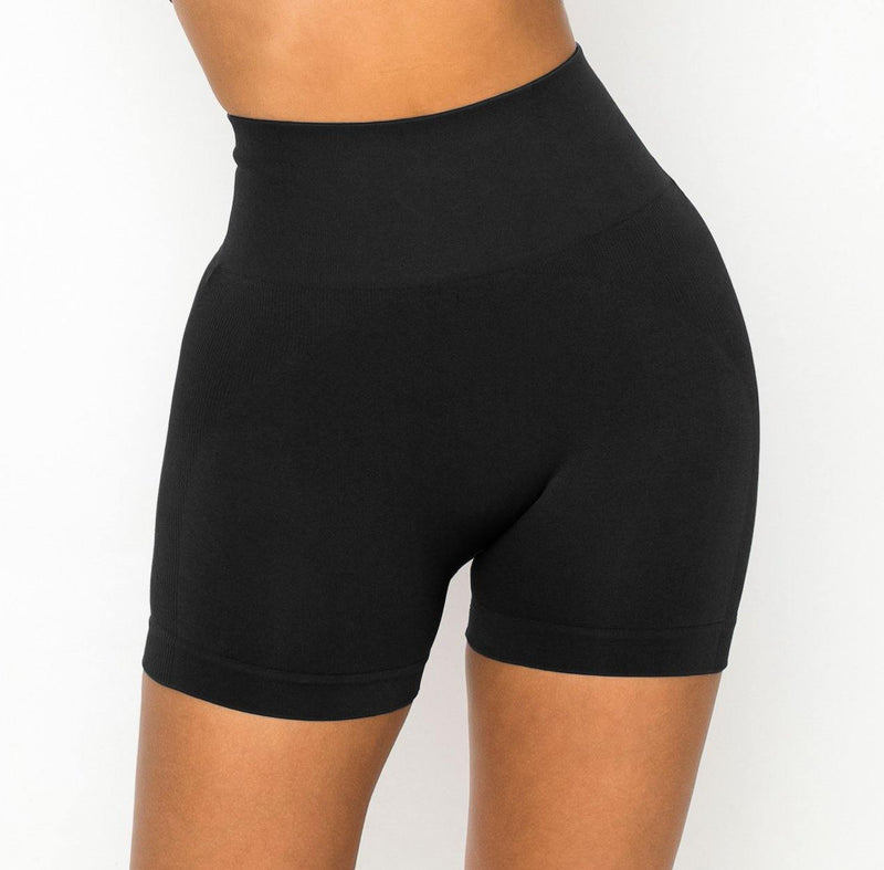 Cream Yoga - Lynn seamless thermal shorts black