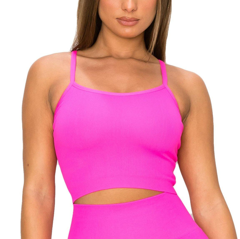 ALWAYS Women's Seamless Tank Top – Active Summer Cami Crop Top - ALWAYS®