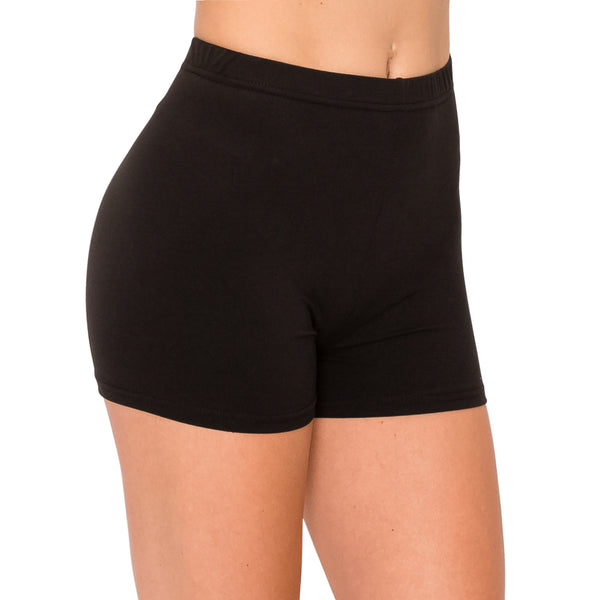 Yoga Shorts - 1 Inch Waistband - Solid Colors