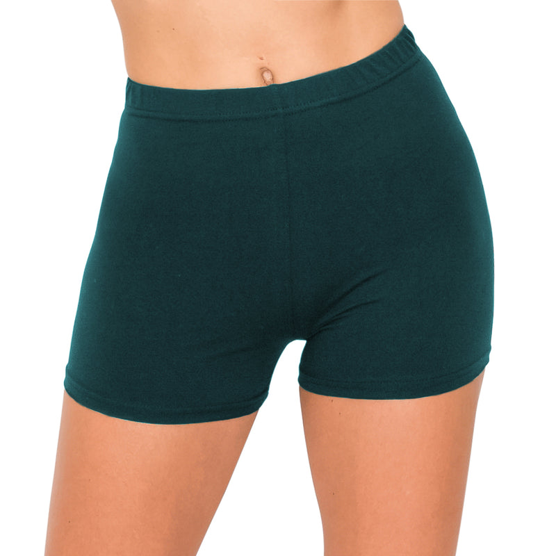 Yoga Shorts - 1 Inch Waistband - Solid Colors