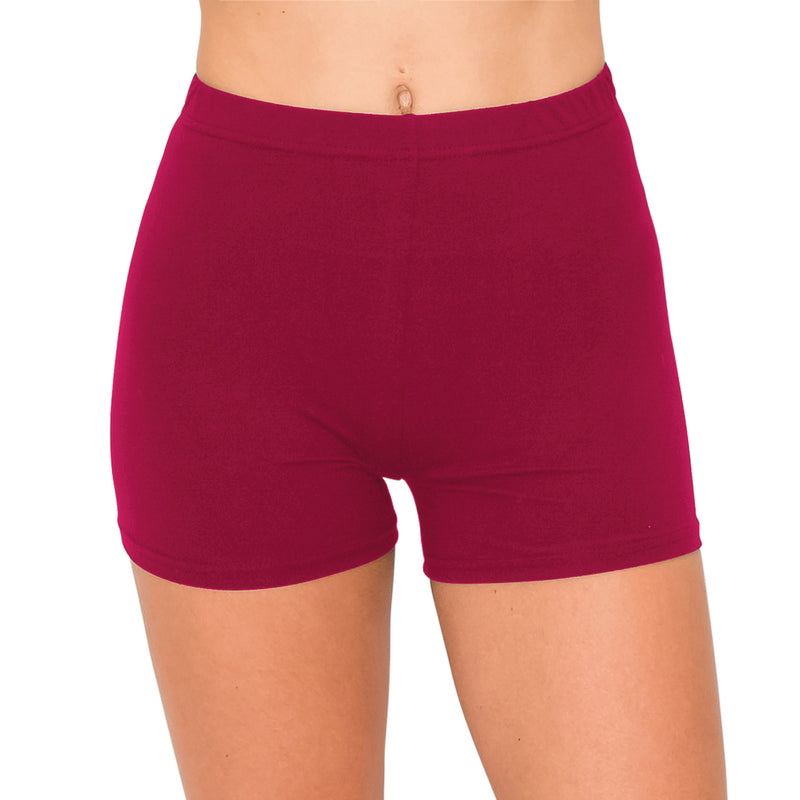 Yoga Shorts - 1 Inch Waistband - Solid Colors