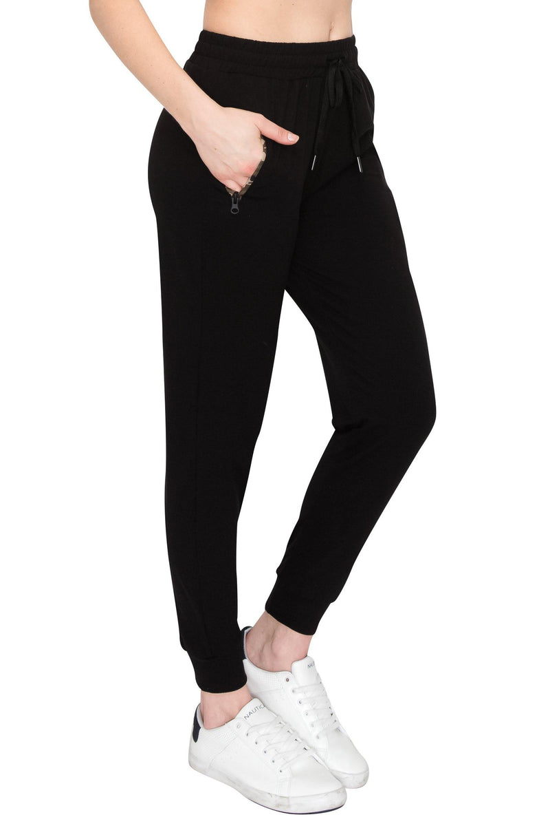 Bulk Women's Fleece Pants with Side Stripes, Assorted Colors, S-XL